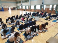 [포토뉴스] 센텀고교 교직원 심폐뇌소생술 교육