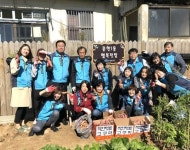문현1동 지역사회보장협의체, 착한텃밭 고구마 수확