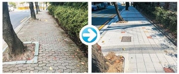 미세먼지 잡는 보도블록 서울 찍고 부산으로