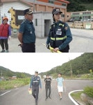'시골경찰4' 이청아-강경준, 하굣길 교통안전 지도 나서…학교 주변 사고 위험성 발견