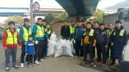 (사)부산북구청년연합회, 쓰레기 무단투기 불결지 환경정비 실시