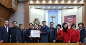 사상구 주례제일교회, 온누리상품권 250만원 전달