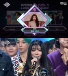 엠카운트다운 청하, 벌써 12시 1위 음악방송 2관왕…앞으로 더 열심히 수상소감