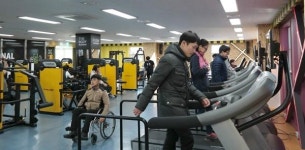 사하구장애인종합복지관 이용자들, 서부산권장애인스포츠센터 방문