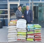 동래구 사직3동, 남우건설(주) 사랑의 쌀 기탁받아