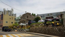 북구 화명2동, 산성로변 일원 동네 꽃밭 조성