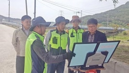 에스앤파낙스울산·기장지사 | 여원찬 LX 부산울산본부장, 기장지사 측량현장 방문