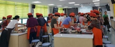 회동도래 행복마을 주민협의체, 회동마루서 영양체험 프로그램 열어