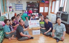 부민동, 폭염대비 경로당 시설점검 및 위문품 전달