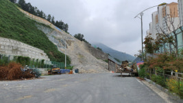 양산 한일아파트 옹벽 공사 11월 돼야 완공