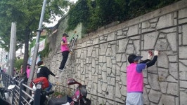 북구 구포1동, 참새미 행복마을 옹벽 정비