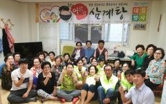 해운대구 송정동 마음나눔봉사단, 어르신 삼계탕 대접 행사
