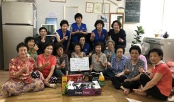 바르게살기운동 아미동위원회, 송이ㆍ덕이 경로당 추석맞이 방문