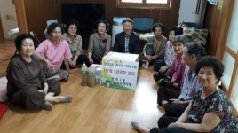 부산진구 양정2동 지역사회보장협의체, 추석 맞아 경로당 방문