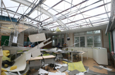 제18호 태풍 미탁에 초토화된 구좌중앙초등학교, 하마터면…