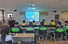 명장2동, 수레에 희망을 싣고수레 전달 및 교통안전교육 실시