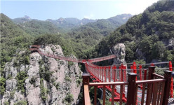 거창 우두산 해발 600m ‘Y자 출렁다리’ 내년 개장
