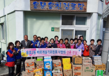 용호2동 바르게살기위원회, 경로당 성품 전달