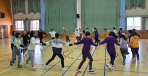 화명중학교·말레이시아 학생들 전통놀이로 우정 다져