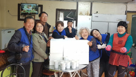 북구 덕천1동 바르게살기운동위원회, 경로당에 호박죽 나눔