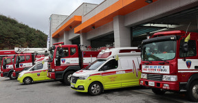 기장소방서, 움직이는 홍보단 “노란깃발”보면 관심 가져주세요