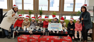 서2동 예뜰어린이집 원아들 고사리손도 기부 동참할게요