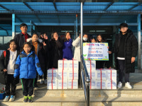 [포토뉴스] 장승포초등학교 김장김치 전달
