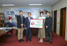 ㈜제이세라믹, 강서구에 쌀 전달 따듯한 나눔