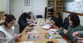 수영구 광안4동 주민자치회 프로그램 프랑스자수반 재능기부