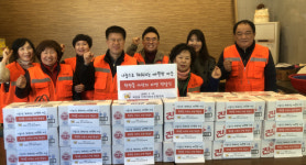 사상구 학장동 지역사회보장협의체, 사랑의 라면 전달