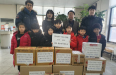 구평동, 용인대월드태권도 이웃돕기 성품 전달
