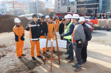 금정소방서, 윤산터널 공사현장 등 확인 행정 실시