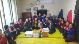 부산진구 가야1동 유관단체, 결연 경로당 위문 방문