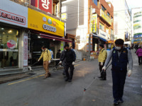 해운대구 재송1동, 코로나19 확산 예방 마을 방역활동 실시