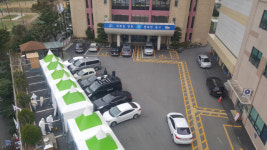 코로나19 대응 부산 중구의사회 의료진, 중구보건소 선별진료소 의료 자원봉사에 나서