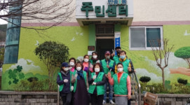 해운대구 반송1동 새마을단체, 코로나19 확산 예방 방역 및 손소독제 나눔 실시
