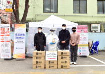 전포카페거리 상인회, 부산진구보건소 격려 방문