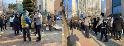 마스크 대란에 지친 시민 달랜 따뜻한 차 한 잔