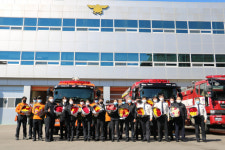 김해동부소방서,화훼농가돕기 꽃선물 운동