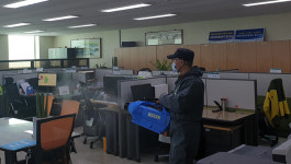 LX 부산울산지역본부, 코로나19 대응 지사 방역실시
