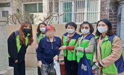 명장2동 희망지킴이, 가정방문 배달 봉사