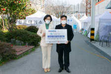 북구 보건소에 전달된 ‘희망 도시락’