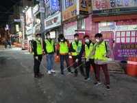 수정2동 청년회, 수정시장, 부산진역 일대 코로나19 방역활동 실시