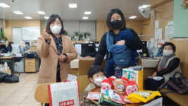 동구 수정2동 주민, 코로나19 극복을 위한 생필품·마스크 기부