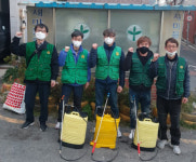 중구 동광동 주민센터·새마을지도자협의회, 코로나19 확산 방지를 위한 민·관 합동방역 실시