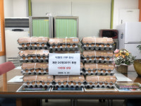 사상구 학장동, 코로나19 극복을 위한 나눔의 손길 이어져