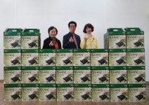 우암동, 소외계층 세대에게 ‘희망 복꾸러미’물품 전달식