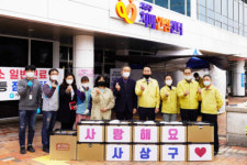 사상구장애인복지관, 사상구 보건소 찾아 응원담은 도시락 전달