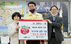 NH농협은행 대연동지점, 코로나19극복 마스크 전달