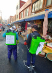 동구 수정전통시장상인회, 수정시장 코로나19 방역 활동 실시